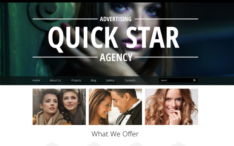 专业创意广告Drupal模板