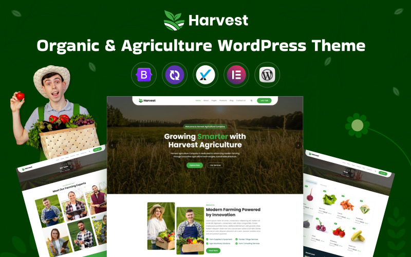 Harvest - Bio és mezőgazdasági WordPress téma