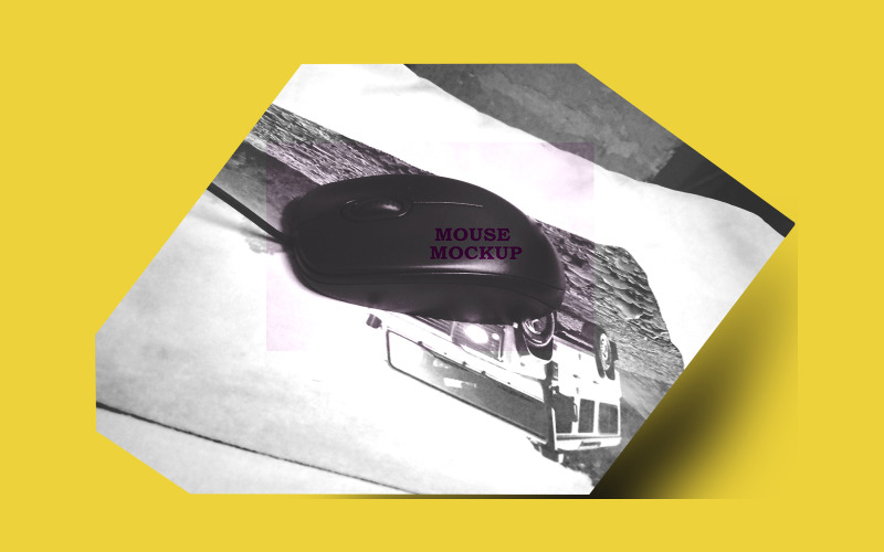 Mouse Mockup PSD Template Design 3 #522473 - TemplateMonster