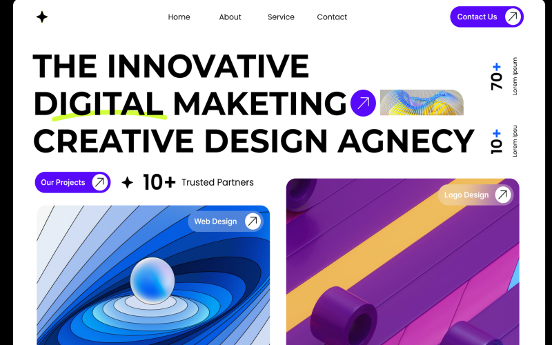 Agro - Digitale marketingwebsiteheld