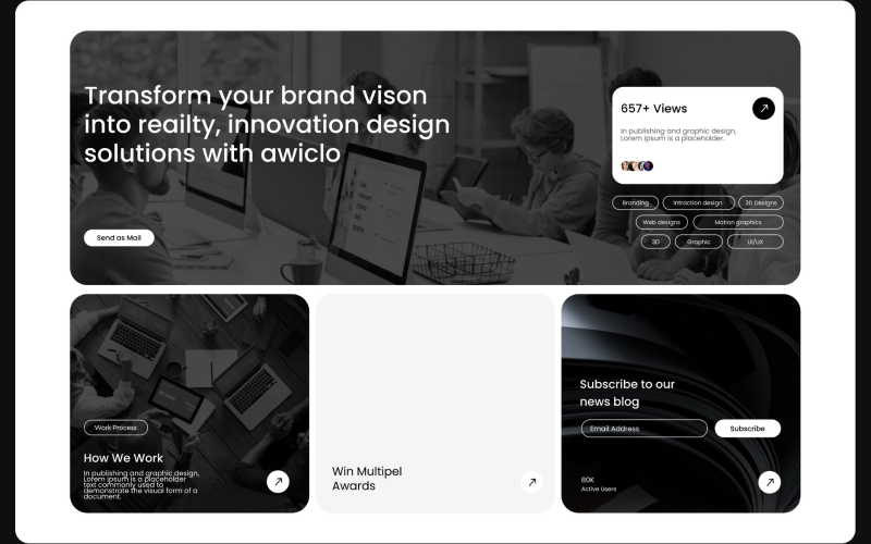 Bento – Business-Website Website Hero