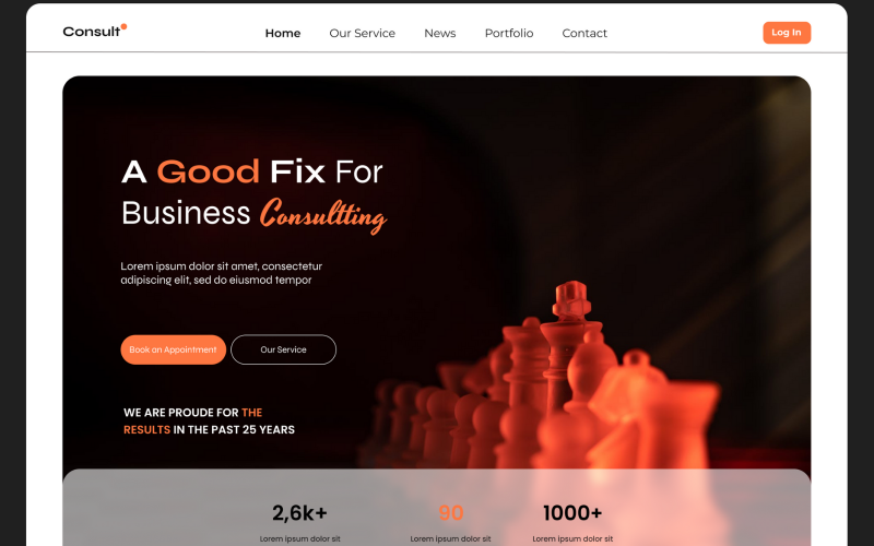 Consult - Consultation Website Hero