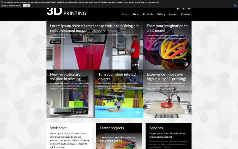 3D Evolution Joomla模板