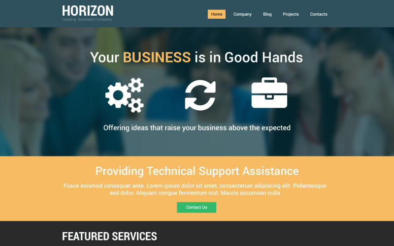 Szablon Drupal Fair Business Agency