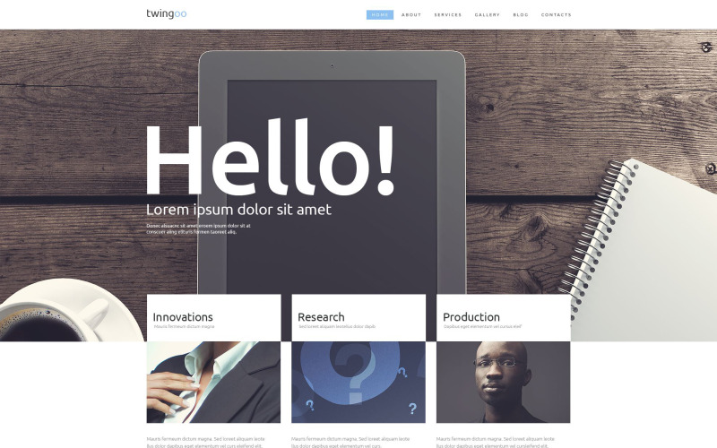 Thème WordPress pour la promotion des entreprises
