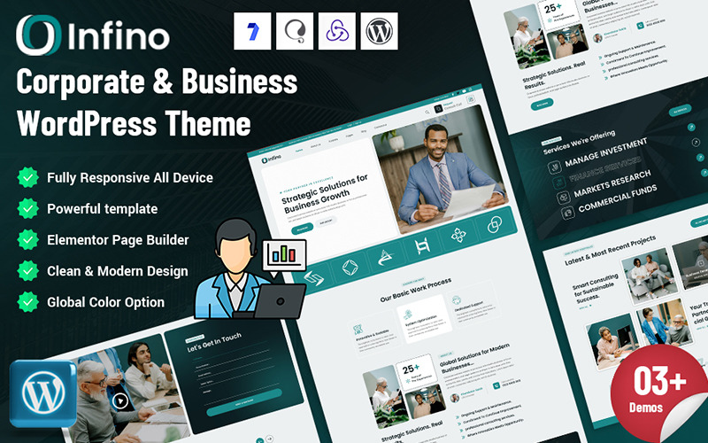 Infino — корпоративная бизнес-тема WordPress