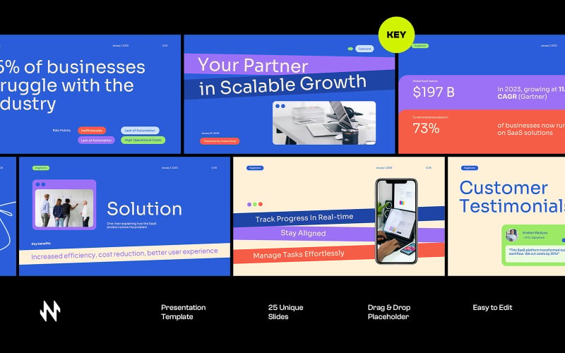 Quary Pitch Deck Keynote-sjabloon