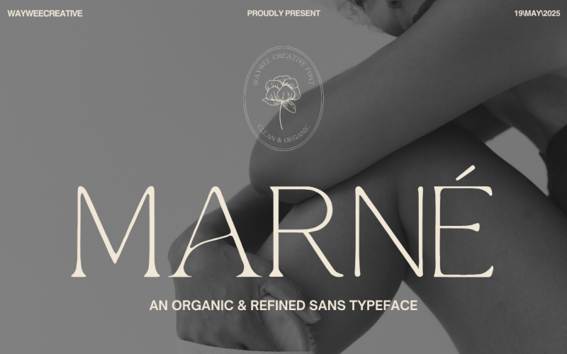 MARNÉ – Sans Serif organico moderno