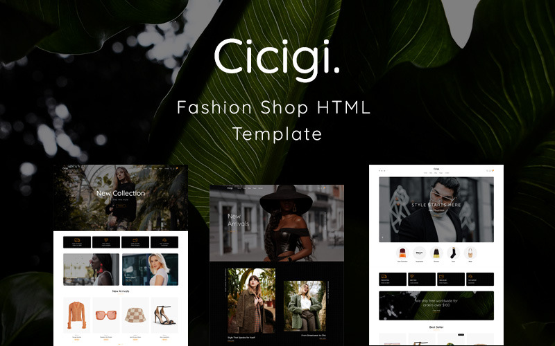 Cicigi - Modèle HTML pour boutique de mode