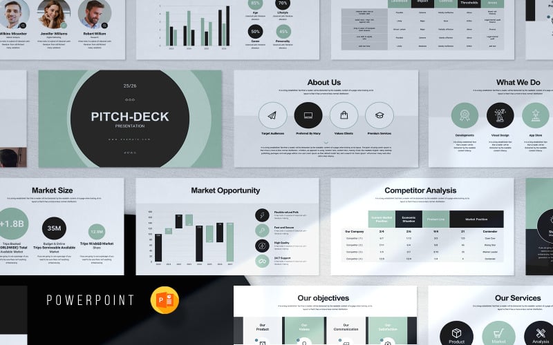 Pitch Deck Business_Presentatie Sjabloon