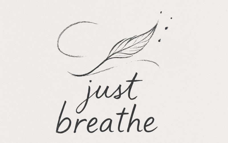 Just Breathe Dandelion png, Digital Download, png File for pod, Inspirational Quotes png, Mommy