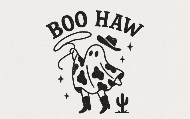 Boo Haw PNG, Cowboy Ghost png, Halloween png, Funny Halloween Shirt png, Western Ghost png, Cowboy