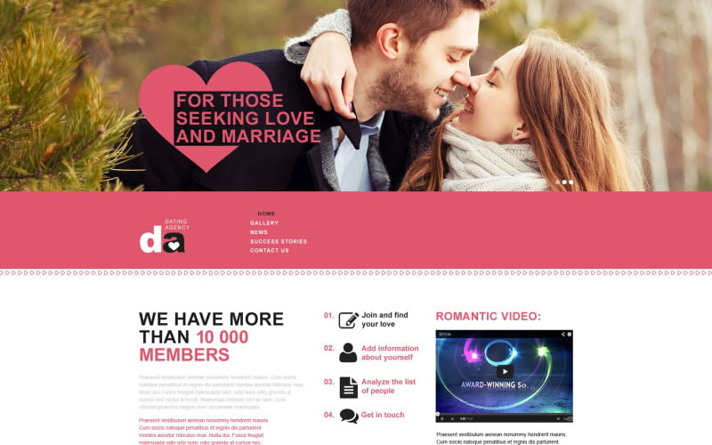 Dating Muse Template
