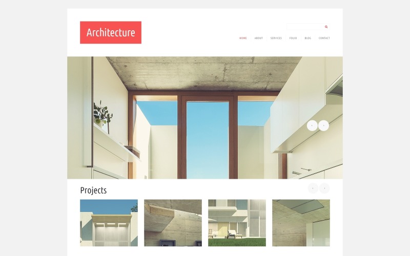 Joomla-mall för arkitekturdesign