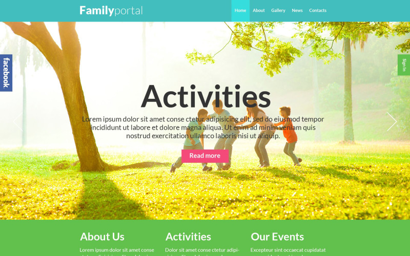 Motyw Family Board WordPress