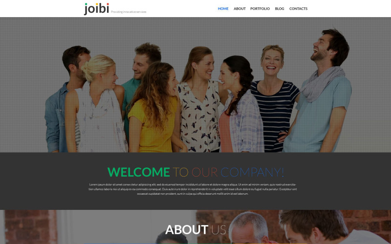 Thème WordPress pour la promotion des services commerciaux