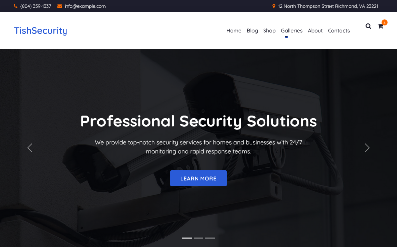 TishSecurity - Tema de seguridad para WooCommerce