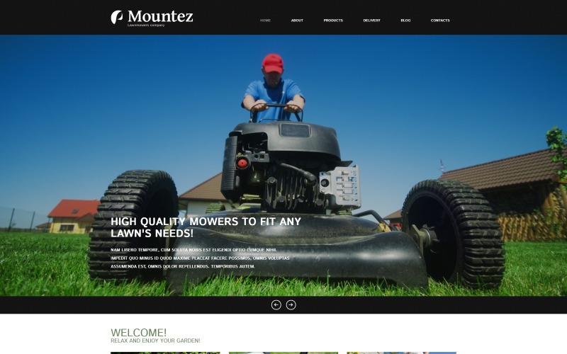 草坪造型Joomla模板
