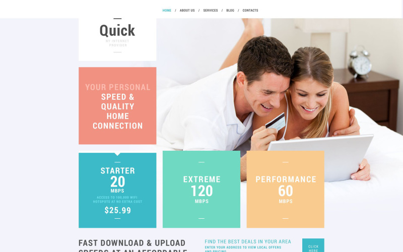 Internet Services WordPress téma
