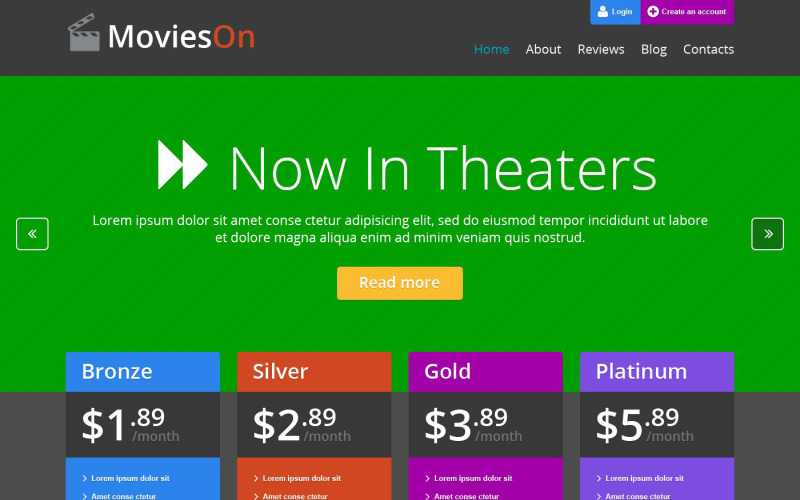 Movie Entertainment WordPress-thema