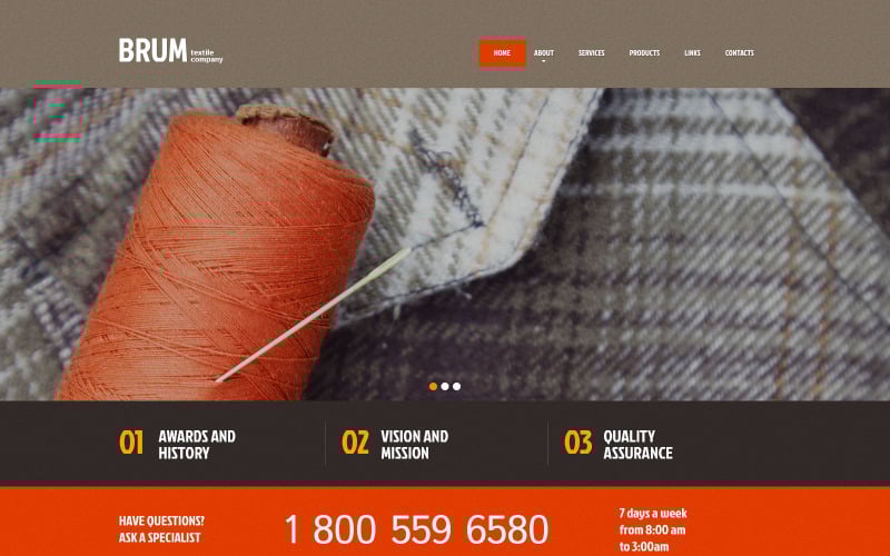Tema de WordPress adaptable industrial
