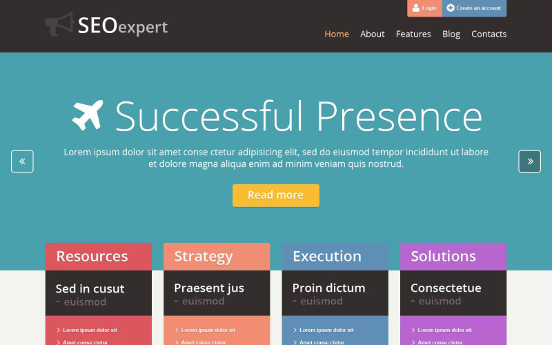 WordPress-webbplatsens responsiva WordPress-tema