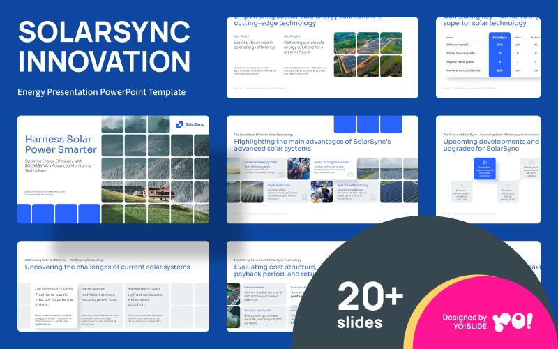 SOLARSYNC energipresentation PowerPoint-mall
