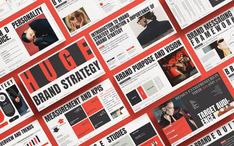 GROOT | Merkstrategie Google Slides presentatiesjabloon