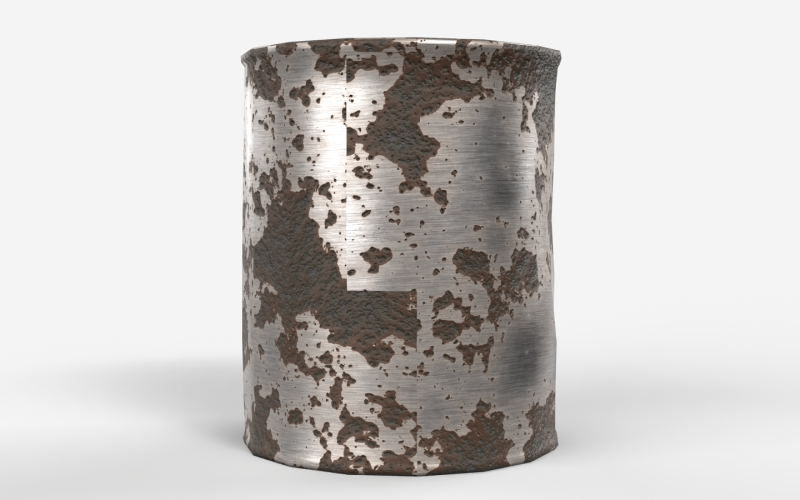 Zardzewiały obiekt do gry Rusted Can