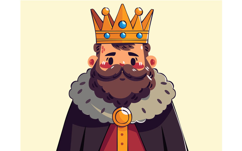 Illustration des Charakterkönigs