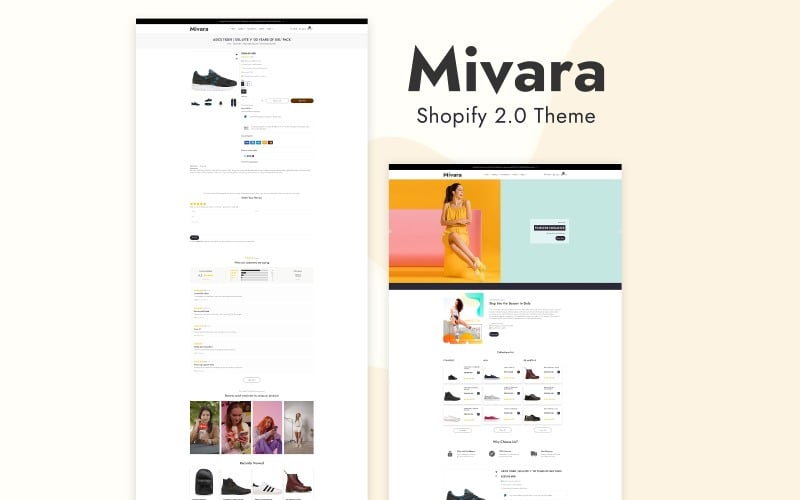 Mivara - Schoenen Shopify-thema - OS 2.0