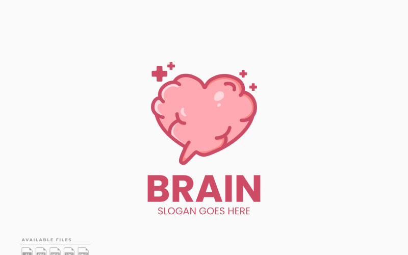 Brain Logo Template Vector Design