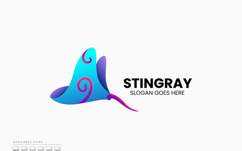 Stingray 渐变彩色标志