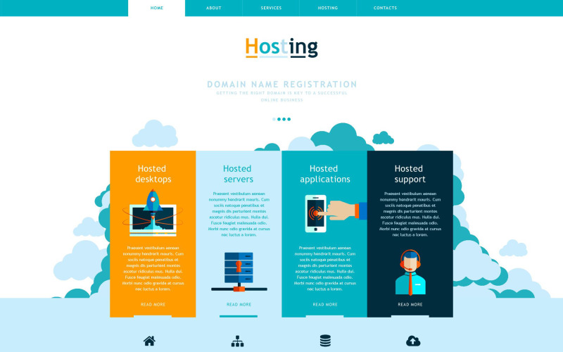 хостинг шаблона muse