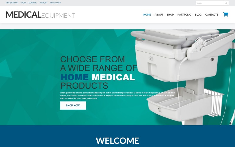 тема woocommerce medical instruments
