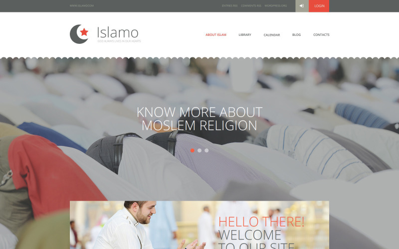 Modello di sito web per la nazione educativa