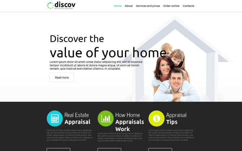 Real Estate Agency Moto CMS HTML Template 52605