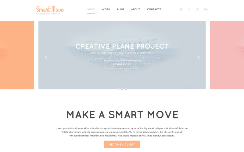 веб-дизайн адаптивная тема wordpress