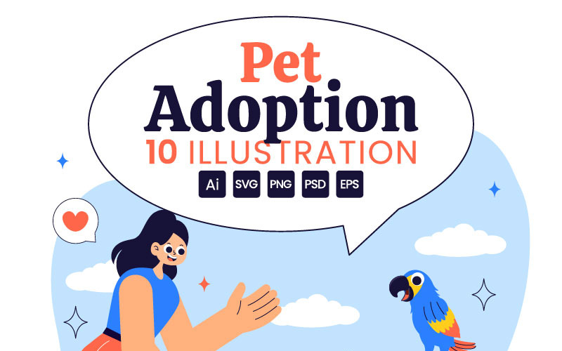 10 Illustrationen zur Tieradoptionsagentur