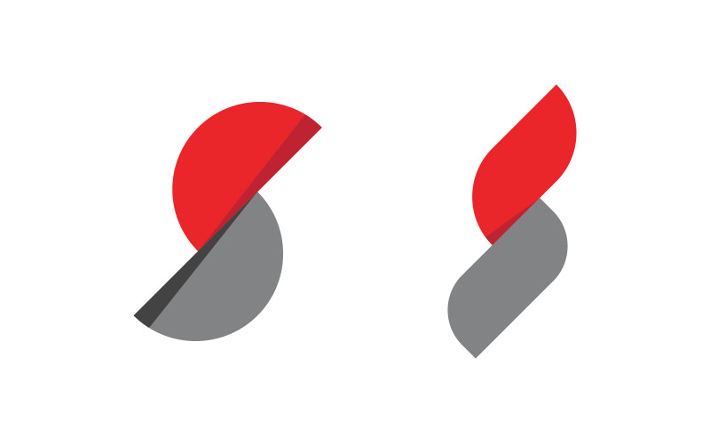 S Letter Logo bedrijfspictogram illustratie ontwerp sjabloon v.41