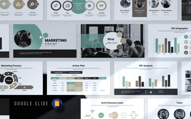 Estrategia de marketing_Plantilla de presentación de Google Slides