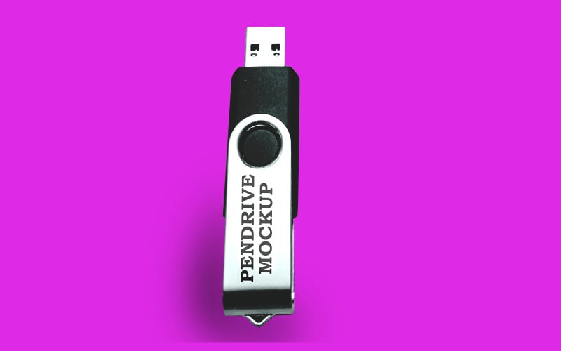 Pendrive Mockup PSD Template Design 4