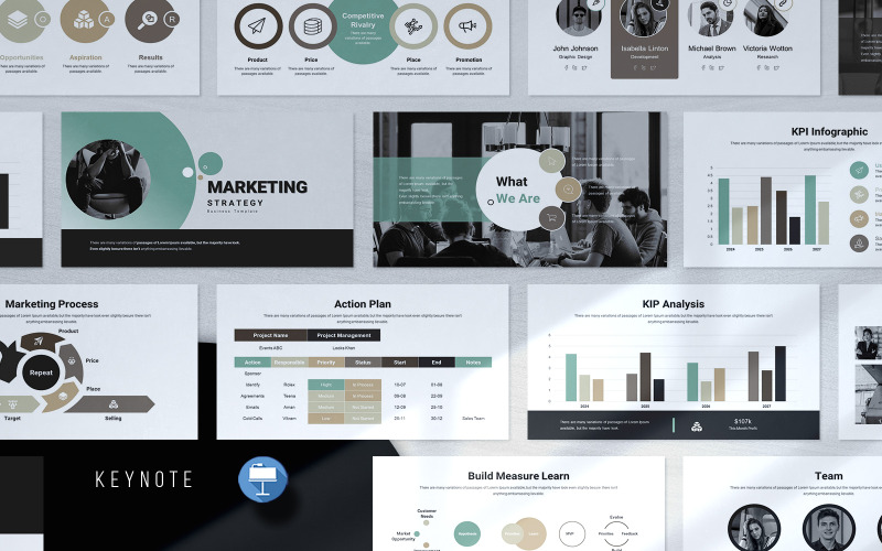 Strategia di marketing_Modello di presentazione Keynote