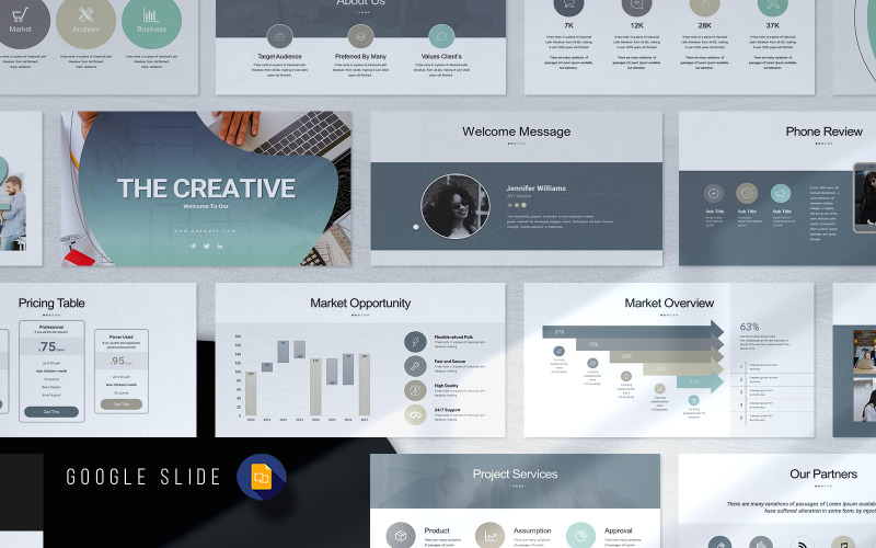 The Creative_Google Slide Presentation Template