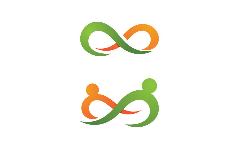 Дизайн логотипу Infinity Vector Icon Illustration шаблону дизайну v.9