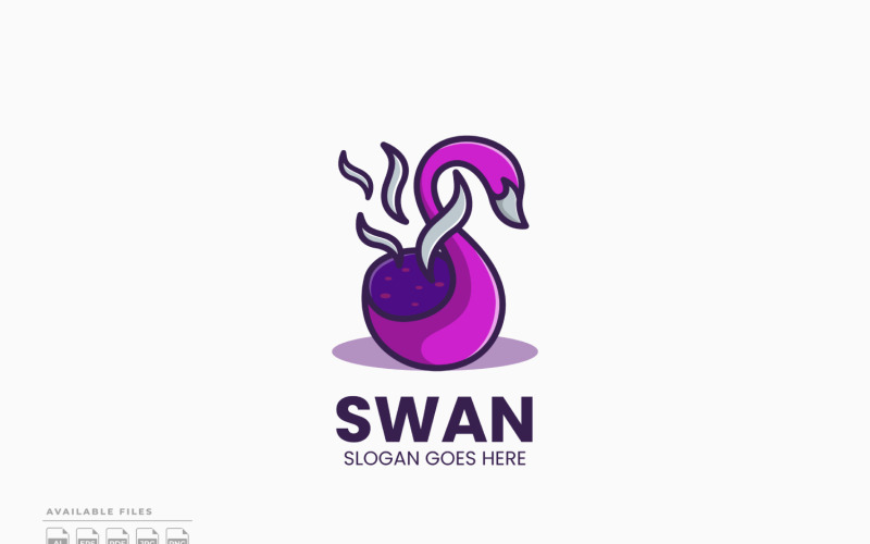 Zwaan Logo Sjabloon Vector Ontwerp