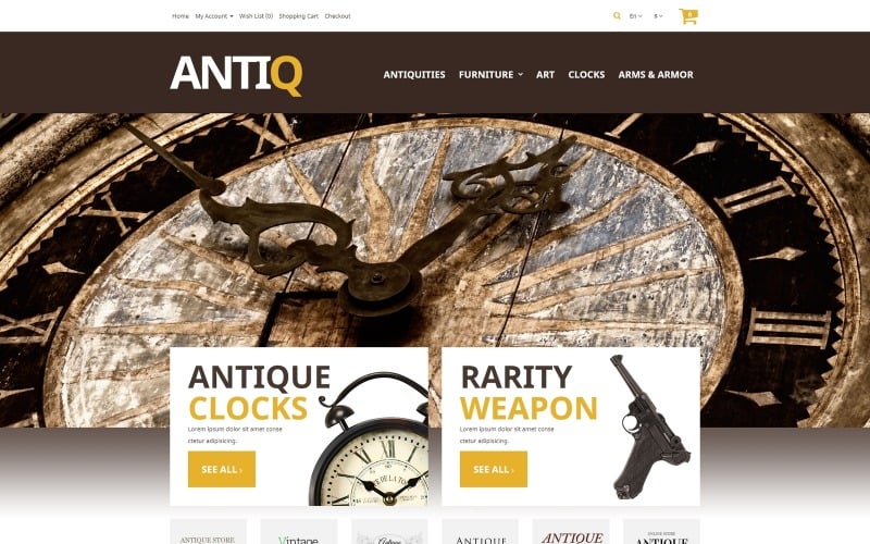 Aktualisieren Sie Ihre OpenCart-Vorlage für den Online-Shop