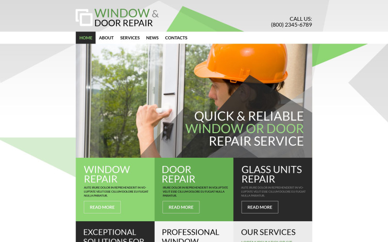 ремонт дома wordpress тема