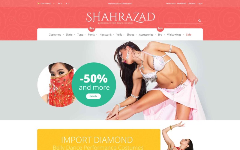 Responsive Magento Theme voor Sports Store