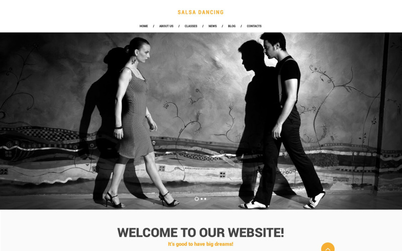 Šablona webových stránek klubu Salsa